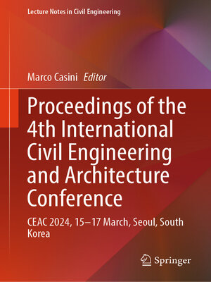 cover image of Proceedings of the 4th International Civil Engineering and Architecture Conference